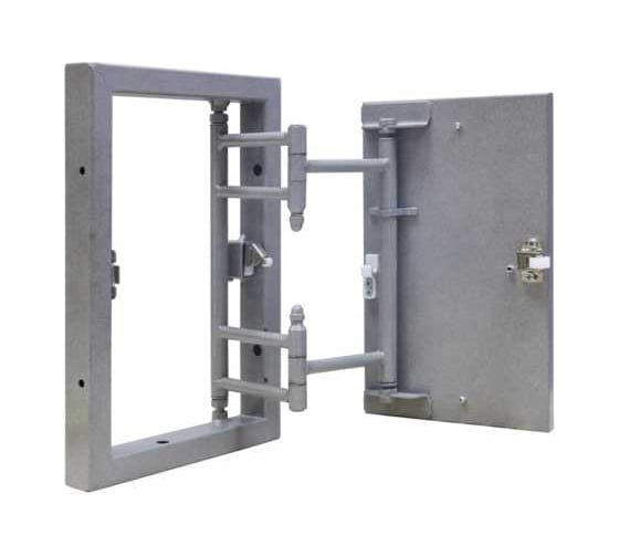 Изображение товара Ревизионный люк EVECS D Ceramo Steel 500x300 скрытый монтаж, окрашенная сталь D5030 ceramo steel