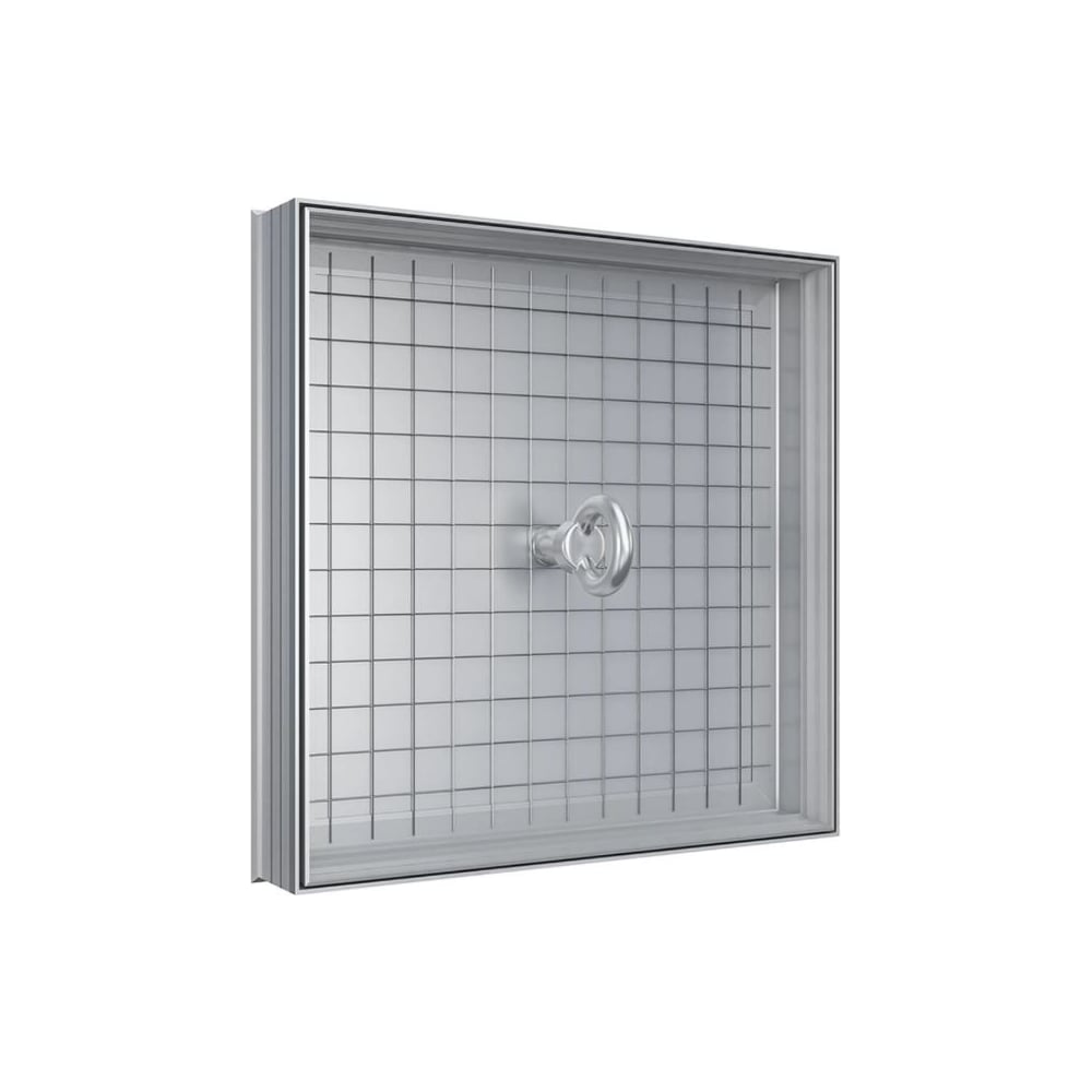 Изображение товара Ревизионный напольный люк EVECS D Floor 300x300 алюминиевый скрытый монтаж