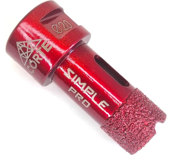 Изображение товара Коронка алмазная CORTE SIMPLE PRO для УШМ M14 20 мм SPB20