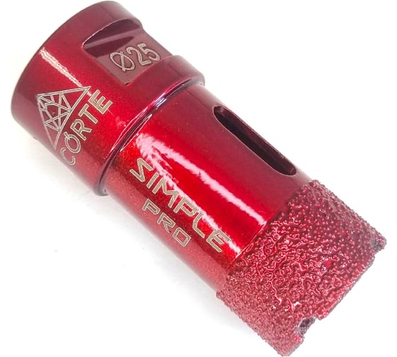 Изображение товара Коронка алмазная CORTE SIMPLE PRO для УШМ M14 25 мм SPB25