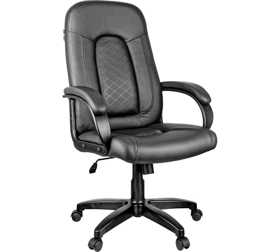 Изображение товара Кресло руководителя Helmi HL-E29 Brilliance, экокожа черная, мягкий подлокотник 279846