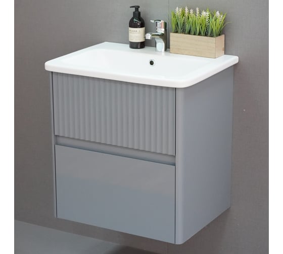 Изображение товара Тумба ALAVANN Wave 60 (ум. Nikson 60) голубой деним ALV1117002