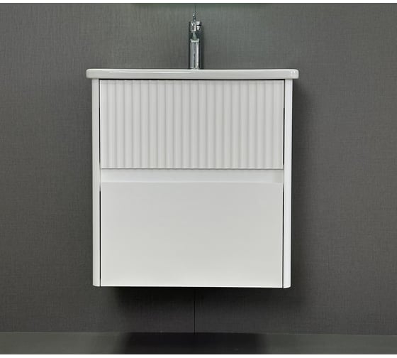 Изображение товара Тумба ALAVANN Wave 60 (ум. Nikson 60), белый ALV1117001