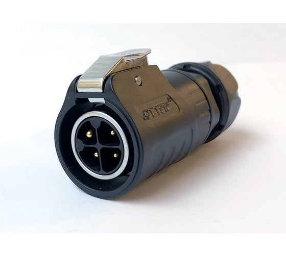 Изображение товара 4-полюсный водостойкий разъём TTAF Elektronik IP67 500V 20A TT20-04M-SX-01-001