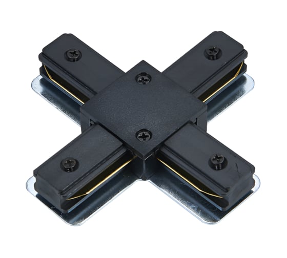 Изображение товара Коннектор IN HOME X-тип XRB-BL для шинопровода RB черный 4690612060668