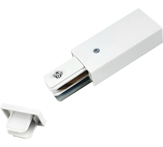 Изображение товара Ввод питания с заглушкой IN HOME PRB-WH для шинопровода RB белый 4690612060712