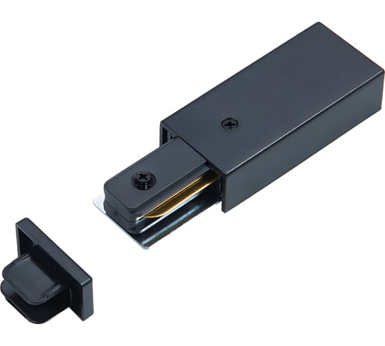 Изображение товара Ввод питания с заглушкой IN HOME PRB-BL для шинопровода RB черный 4690612060705