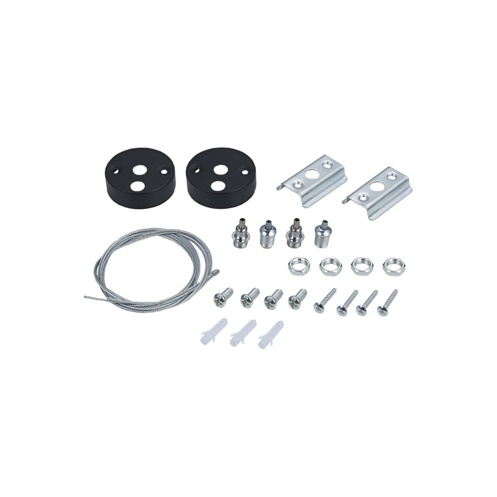 Изображение товара Комплект для монтажа шинопровода IN HOME SRB2-BL 2м черный