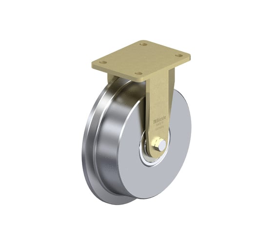 Изображение товара Одноребордное колесо "КубаньЛитМаш" из стали со сварной стальной панелью BS-SPKVS 200K