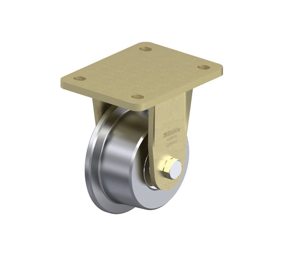 Изображение товара Одноребордное колесо "КубаньЛитМаш" из стали со сварной стальной панелью BS-SPKVS 100K