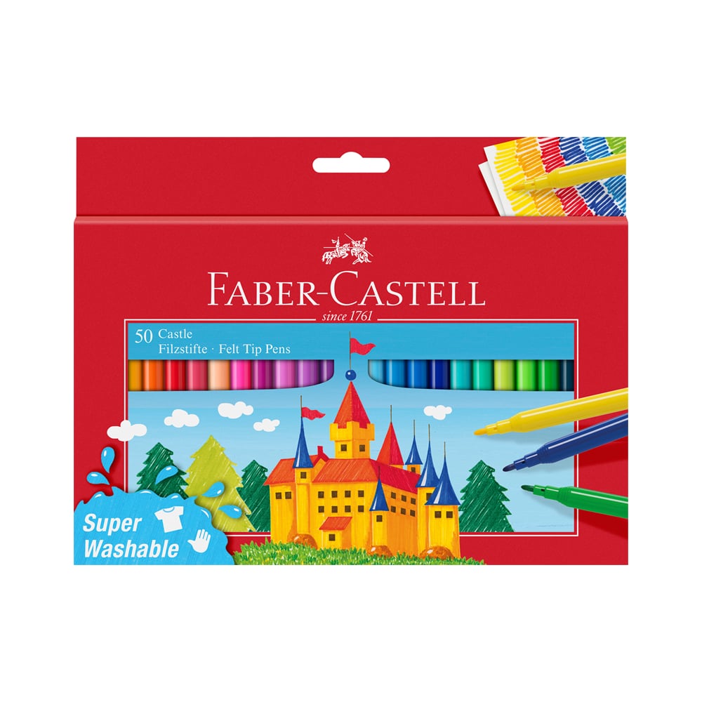 фото Смываемые фломастеры faber-castell