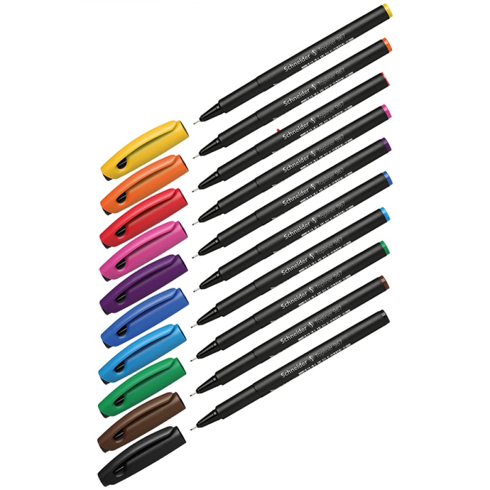 Набор капиллярных ручек Schneider набор капиллярных ручек schneider line up pastel 8 цв 0 4 мм пласт пенал подставка европодвес