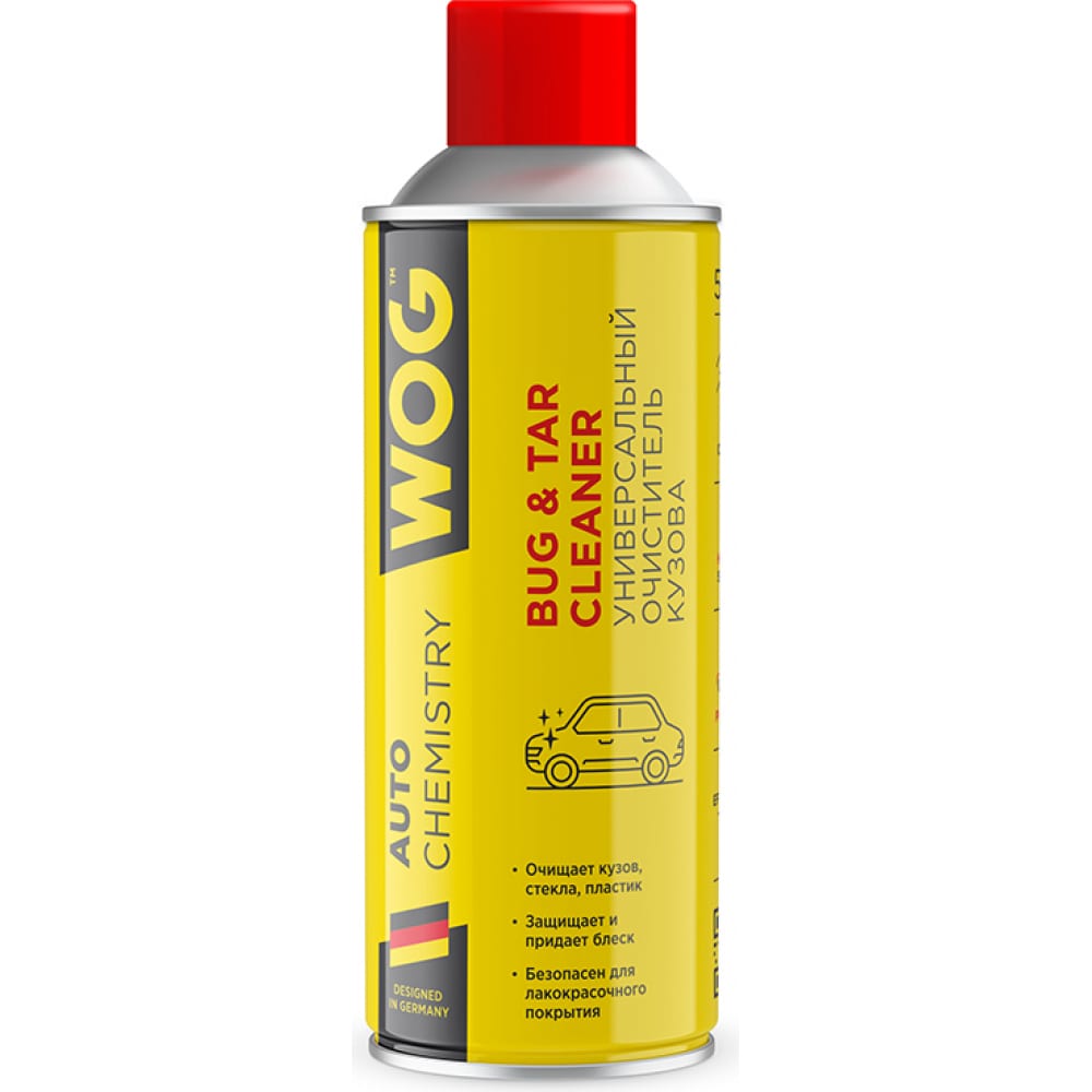 Универсальный гелевый очиститель кузова WOG очиститель кузова от краски клея пятен жвачки koch chemie