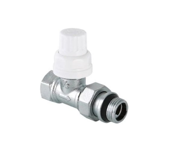 Изображение товара Термостатический клапан для радиатора ООО ПКФ Сварком прямой 1/2 с доп. уплотнением (VT.032.NR.04) (1 шт.) СанТех s026011