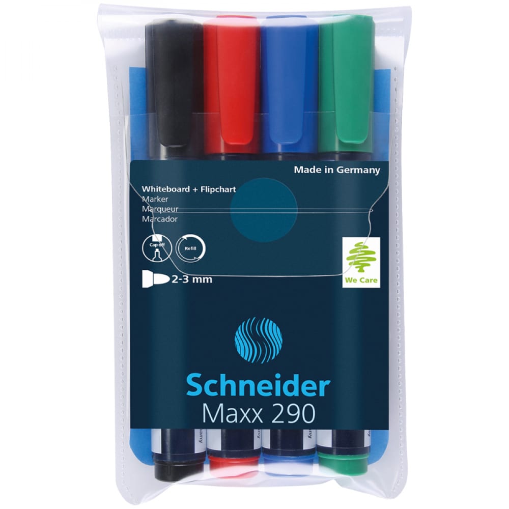 Набор маркеров для белых досок и флипчартов Schneider маркер для белых досок и флипчартов schneider