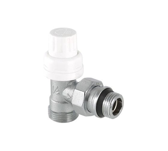 Изображение товара Термостатический клапан для радиатора ООО ПКФ Сварком угловой 1/2 с дополнительным уплотнителем ( VT.031.NER.04) (1 шт.) СанТех s043744