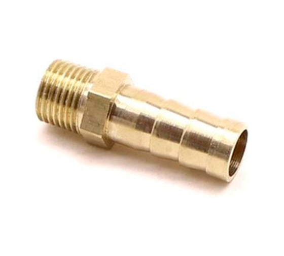 Изображение товара Наконечник Крал соединительный для шлангов прямой с наружней резьбой 12мм (ерш 12 мм) шаг 1.25 (20 шт) 4460