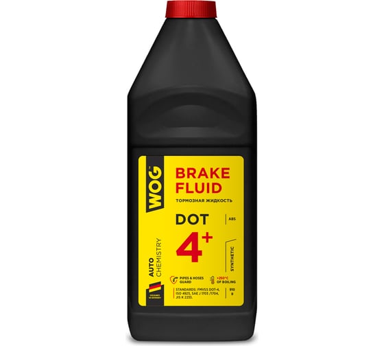 Изображение товара Тормозная жидкость WOG DOT 4+, 1 л WGC0141