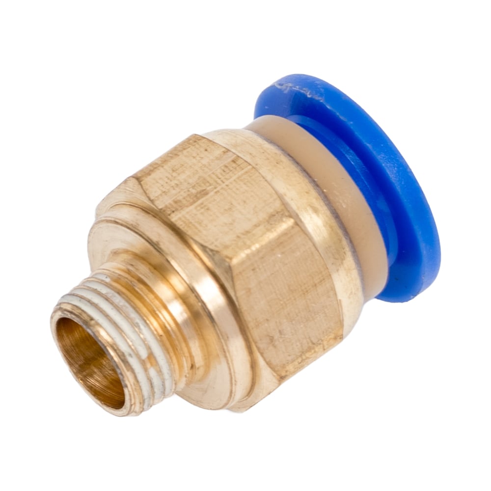 Изображение товара Фитинг трубки ПВХ Крал прямой с наружной резьбой М10х1-10мм