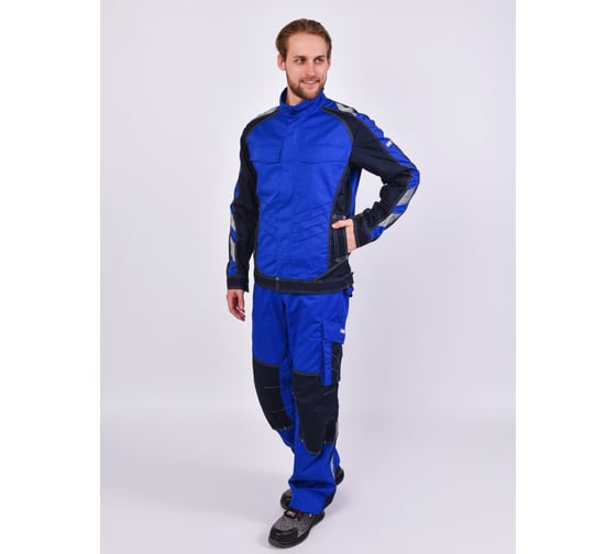Изображение товара Костюм мужской АНТЕКС (куртка,полукомбинезон) Имидж василек/синий, р 48-50/182-188 ЕР-00001045