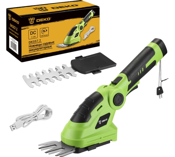 Изображение товара Садовые аккумуляторные ножницы DEKO DKGS7.2 063-4245