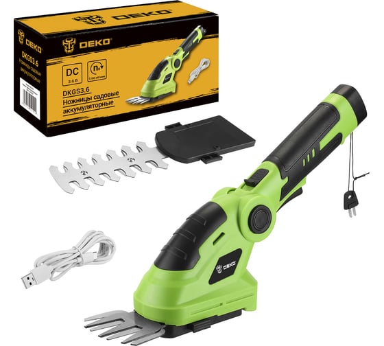 Изображение товара Садовые аккумуляторные ножницы DEKO DKGS3.6 063-4244