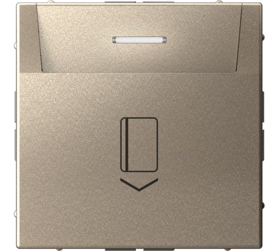 Изображение товара Выключатель карточный Systeme Electric ARTGALLERY 10А, без задержки времени, быстр.клемм., ШАМПАНЬ GAL000514S