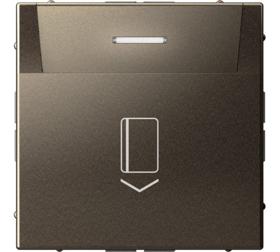 Изображение товара Выключатель карточный Systeme Electric ARTGALLERY 10А, без задержки времени, быстр.клемм., МОККО GAL000614S