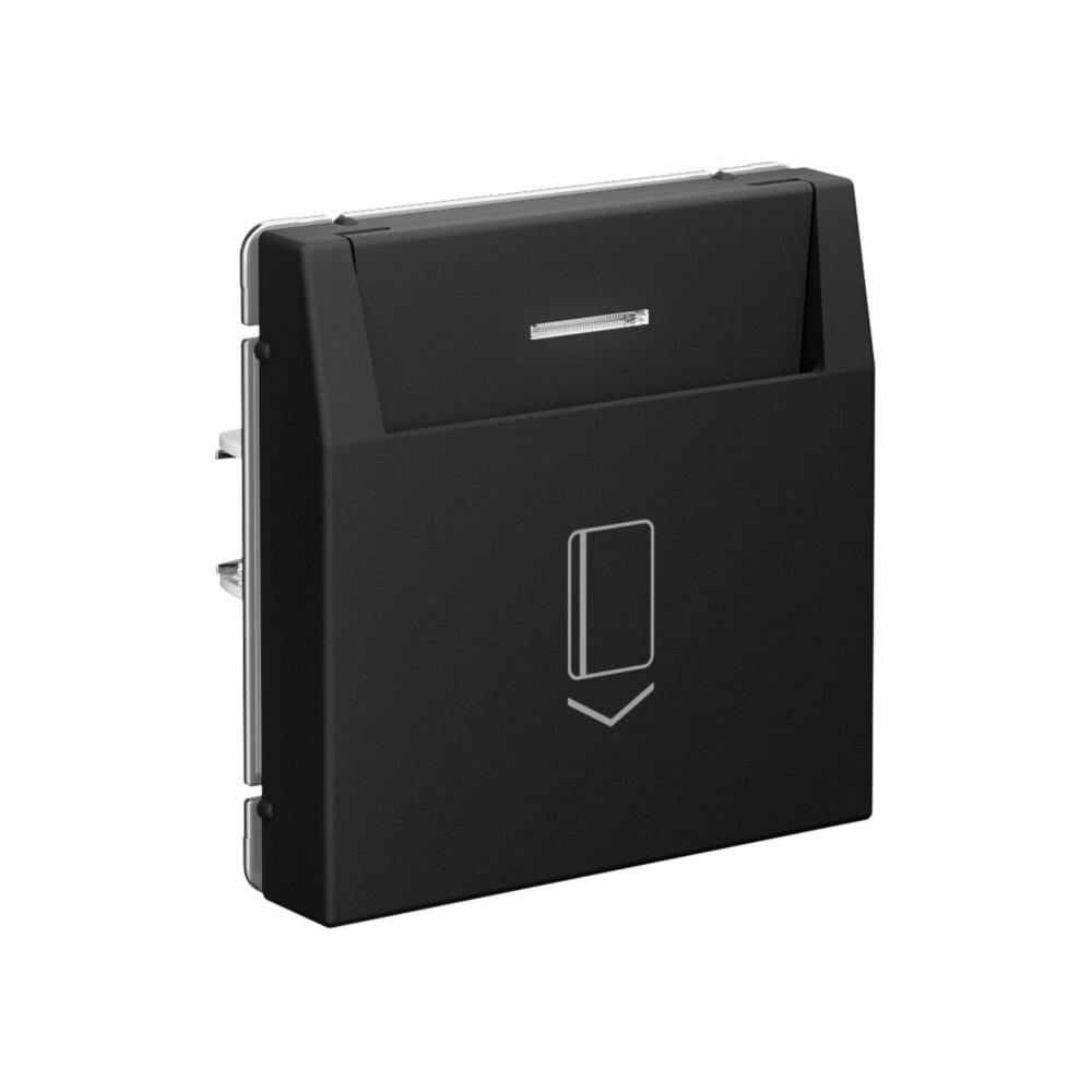 Изображение товара Выключатель карточный ArtGallery 10 АХ, без задержки времени, быстрозажимные клеммы Systeme Electric Карбон GAL001014S