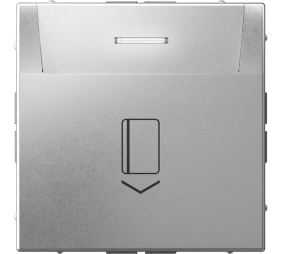 Изображение товара Выключатель карточный Systeme Electric ARTGALLERY 10А, без задержки времени, быстр.клемм., АЛЮМИНИЙ GAL000314S