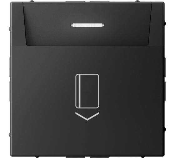 Изображение товара Выключатель карточный Systeme Electric ARTGALLERY 10А, без задержки времени, быстр.клемм., БАЗАЛЬТ GAL001414S