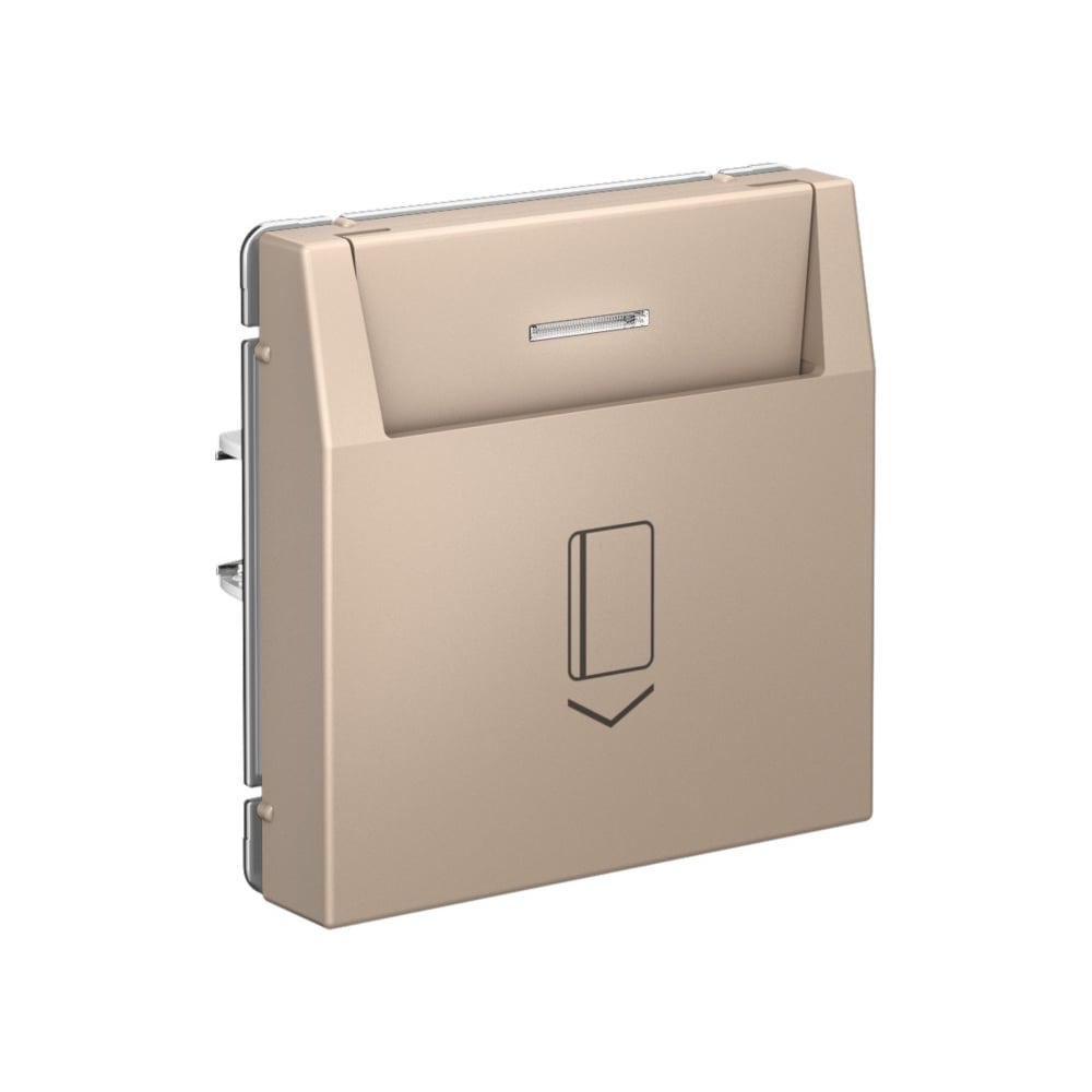 Изображение товара Выключатель карточный ArtGallery 10 АХ, без задержки времени, быстрозажимные клеммы Systeme Electric Песочный GAL001214S