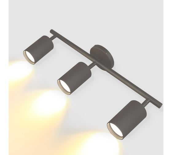 Изображение товара Накладной светильник на основании (спот) General Lighting Systems тройной General серия Башня (100*D55*H100мм) GWL-3GU10 661838