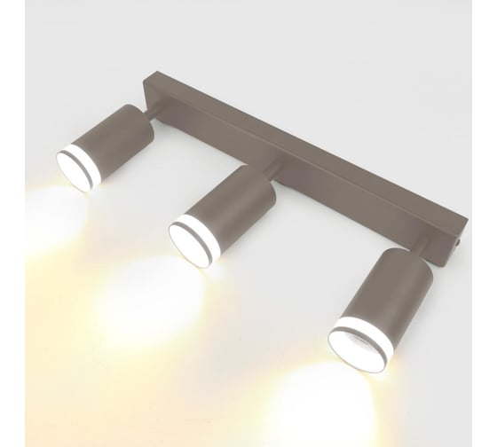 Изображение товара Накладной светильник на основании (спот) General Lighting Systems тройной General серия Башня (100*D55*H100мм) GWL-3GU10 661829