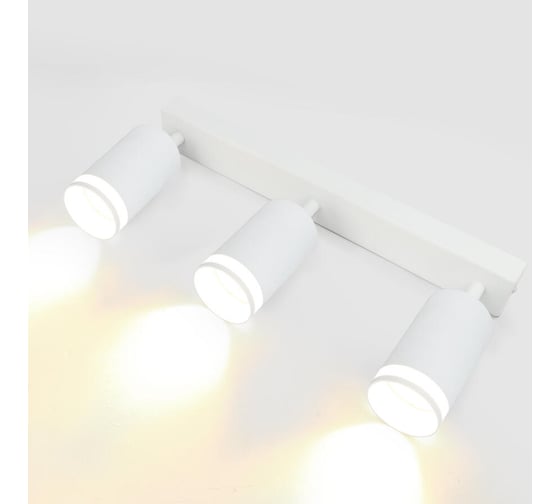 Изображение товара Накладной светильник на основании (спот) General Lighting Systems тройной General серия Башня (100*D55*H100мм) GWL-3GU10 661827