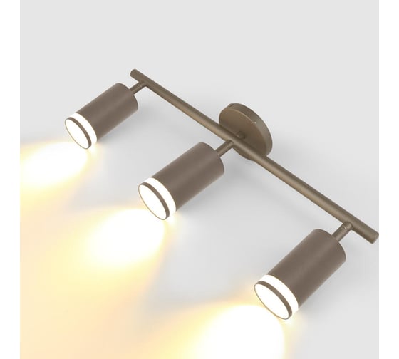 Изображение товара Накладной светильник на основании (спот) General Lighting Systems тройной General серия Башня (100*D55*H100мм) GWL-3GU10 661841