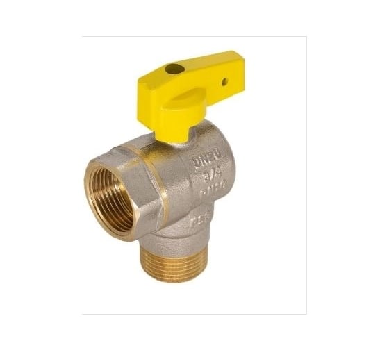 Изображение товара Кран газовый ООО ПКФ Сварком шаровой, угловой д=20 б г/ш (1 шт.) СанТех s056669