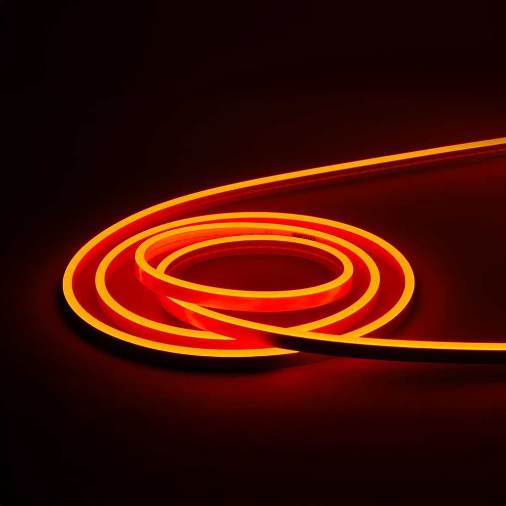 Изображение товара Гибкий неон MAKSILED 5 м 10Вт/м 24В оранжевый ML-NF-SIL-6mm-L50-24V