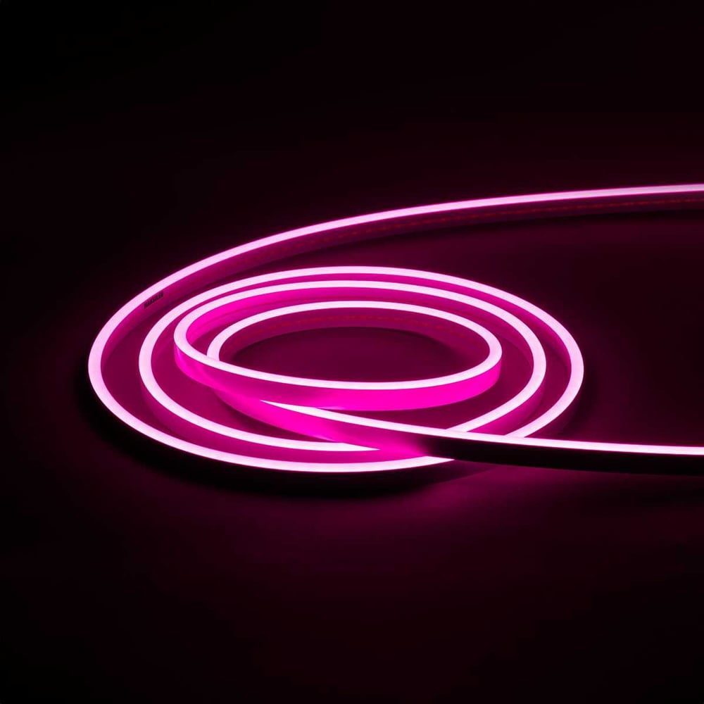 Изображение товара Гибкий неон MAKSILED 5 м 10Вт/м 24В розовый черты стильный дизайн