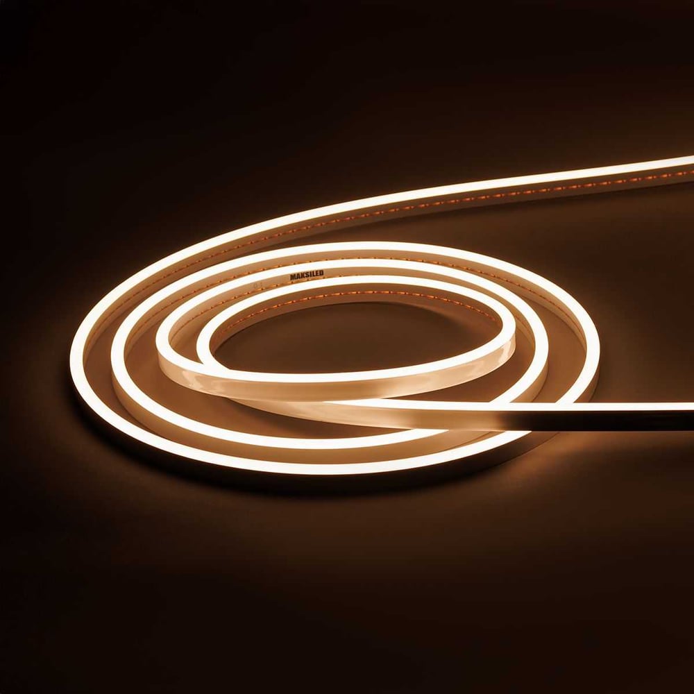 Изображение товара Гибкий неон MAKSILED 5 м 10Вт/м 24В теплый белый IP33
