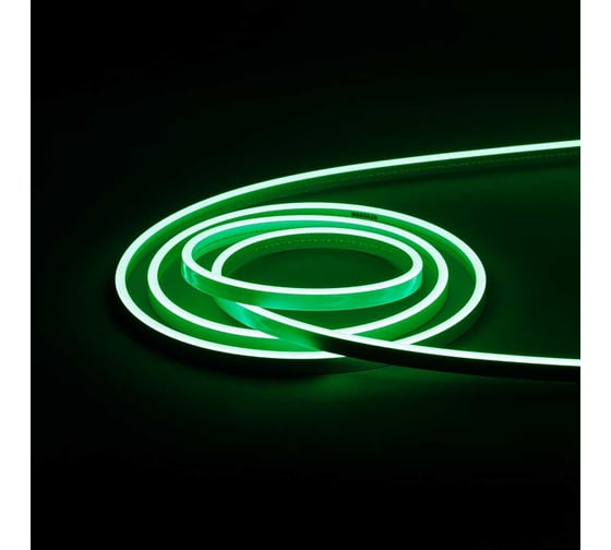 Изображение товара Гибкий неон MAKSILED 5 м, 10Вт/м, 24В, 8мм, зеленый ML-NF-SIL-8mm-L50-24V-Green