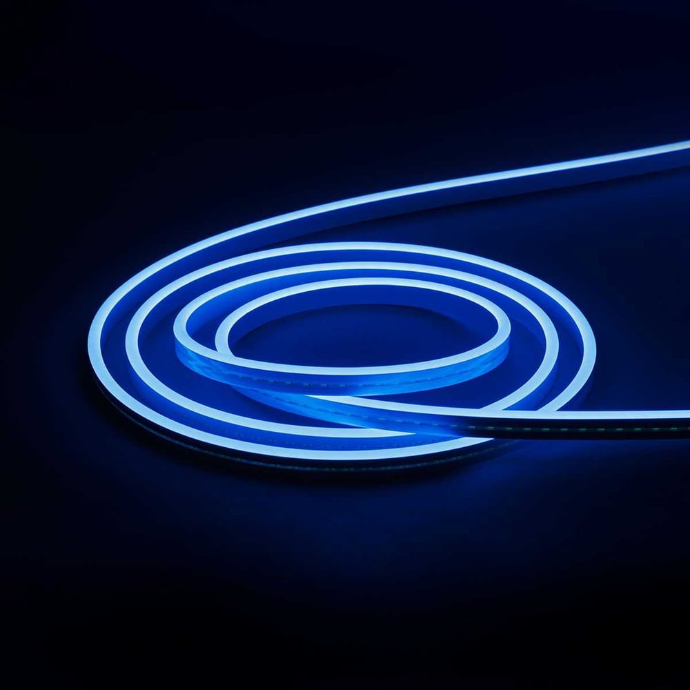 Изображение товара Гибкий неон MAKSILED 5 м 10 Вт/м 24 В голубой ML-NF-SIL-8mm-L50-24V-Ice Blue