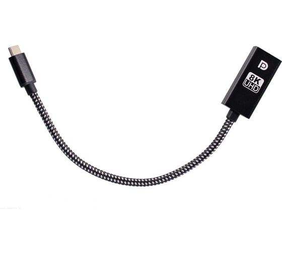 Изображение товара Кабель-адаптер Telecom USB3.1 TypeCm - DP Af 8K 60Hz медь 0.2m TCC026