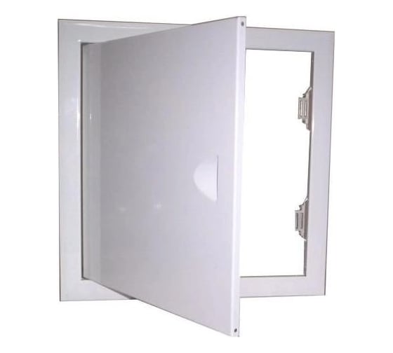 Изображение товара Лючок пластиковый с нажимным замком ООО ПКФ Сварком ЛПЗ 100x100, белый s027173