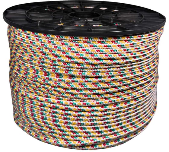 Изображение товара Шнур плетеный полипропиленовый ООО Оптхозторг 8 мм 300 м цветной 1080300