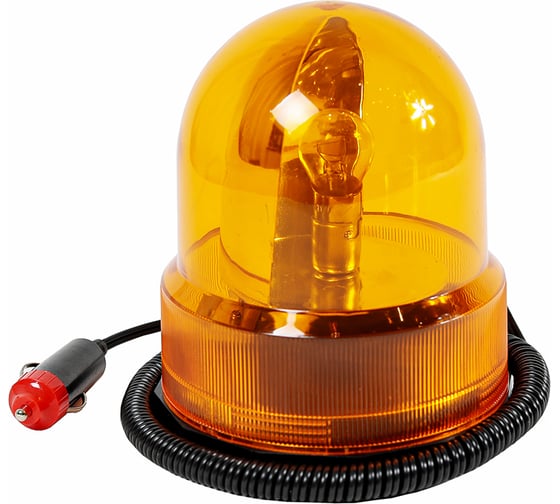 Изображение товара Маяк проблесковый Крал 12V "овал", на магните, в прикуриватель 3368