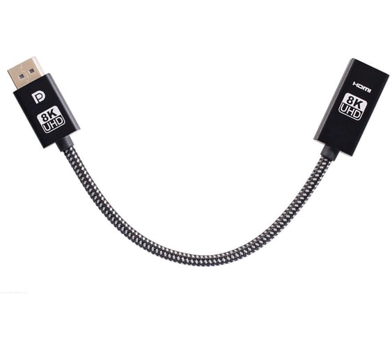 Изображение товара Кабель-адаптер Telecom DP M - HDMI F 8K 60Hz медь 0.2m TA580