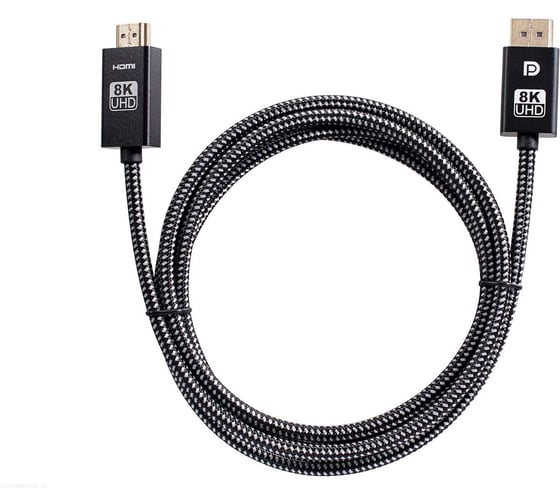 Изображение товара Кабель-адаптер Telecom DP M - HDMI M 8K 60Hz медь 1.8m TA581-1.8M