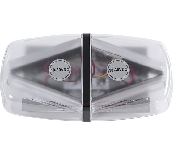 Изображение товара Маяк светодиодный Крал 10-30V, желтый, стробоскоп ЛЮСТРА, белая NEW 3677