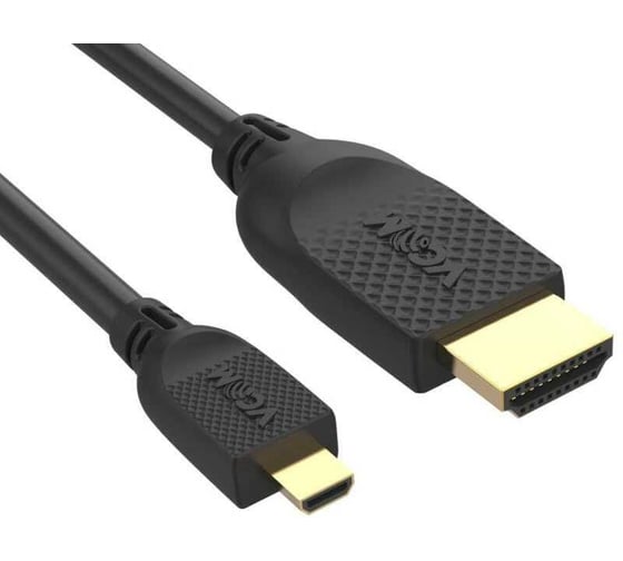 Изображение товара Кабель VCOM HDMI 19M - MicroHDMI 19M ver 2.0 медь 1.8m CG587-1.8M